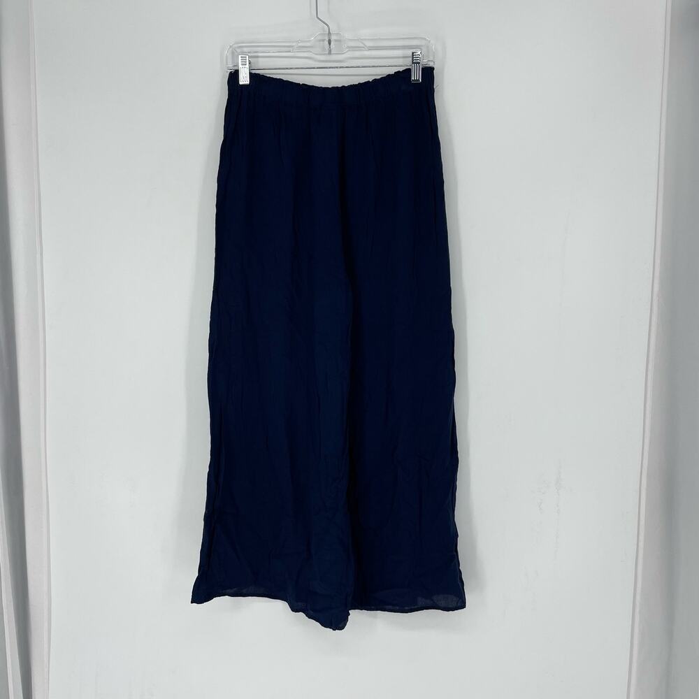 Rue21 High Rise Wide Leg Navy Pants Size Large - Picture 4 of 6
